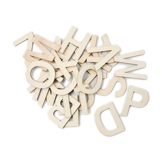 121 Piece Wood Letter Set by Make Market®